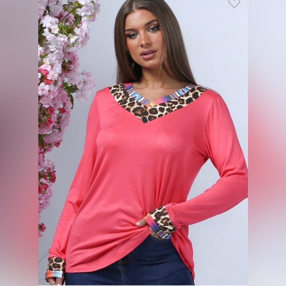 Wild Señorita Long-Sleeve - Coral